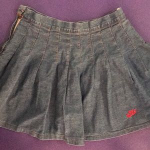Vintage Nike Denim Tennis Skirt